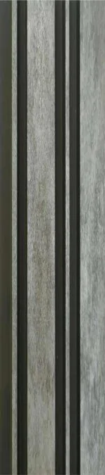 بديل خشب مضلع صيني قراي تون فواصل اسود