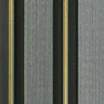 بديل خشب مضلع صيني رمادي فواصل اسود وذهبي