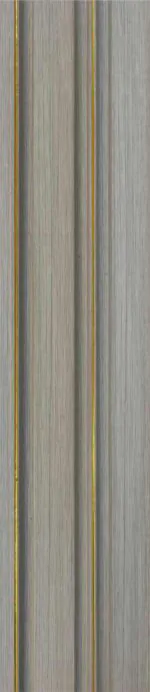 بديل خشب مضلع صيني رمادي فاتح فواصل ذهبي