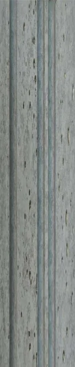 بديل خشب مضلع صيني رمادي فواصل سماوي