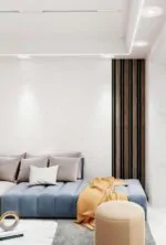 ⁦بديل خشب مضلع صيني بني خشبي فواصل بني⁩ - الصورة ⁦2⁩