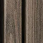 بديل خشب مضلع صيني بني فواصل اسود