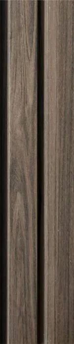 بديل خشب مضلع بني خشبي شاحب فواصل اسود