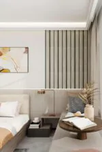 ⁦بديل خشب مضلع صيني بوتشينو فاتح⁩ - الصورة ⁦2⁩