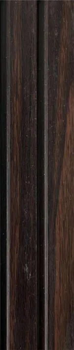 بديل خشب مضلع بني محروق بعروق