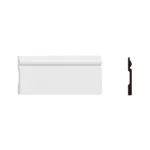 نعله ابيض فايبر  مقاس 12 سم