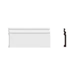 نعله ابيض فايبر  مقاس 12 سم