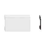 نعله ابيض فايبر  مقاس 15 سم