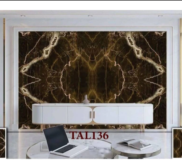 بديل رخام ( اوبن بوك 3d ) بني بعروق بيج