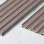 بديل خشب مضلع صيني بني فاتح