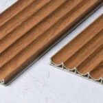 بديل خشب مضلع صيني بني كاكي غامق