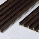 بديل خشب مضلع صيني بني محروق