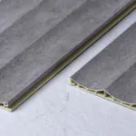 بديل خشب مضلع صيني رمادي شاحب