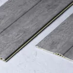 بديل خشب مضلع صيني رمادي رخامي شاحب