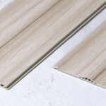 بديل خشب مضلع صيني بيج خشبي فاتح