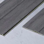 بديل خشب مضلع صيني رمادي خشبي غامق