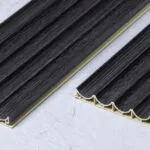 بديل خشب مضلع صيني رمادي غامق