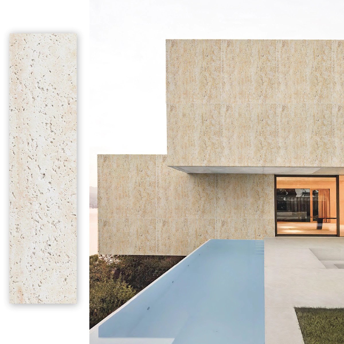 ⁦صفائح طينية بيج كريمي⁩ - الصورة ⁦2⁩