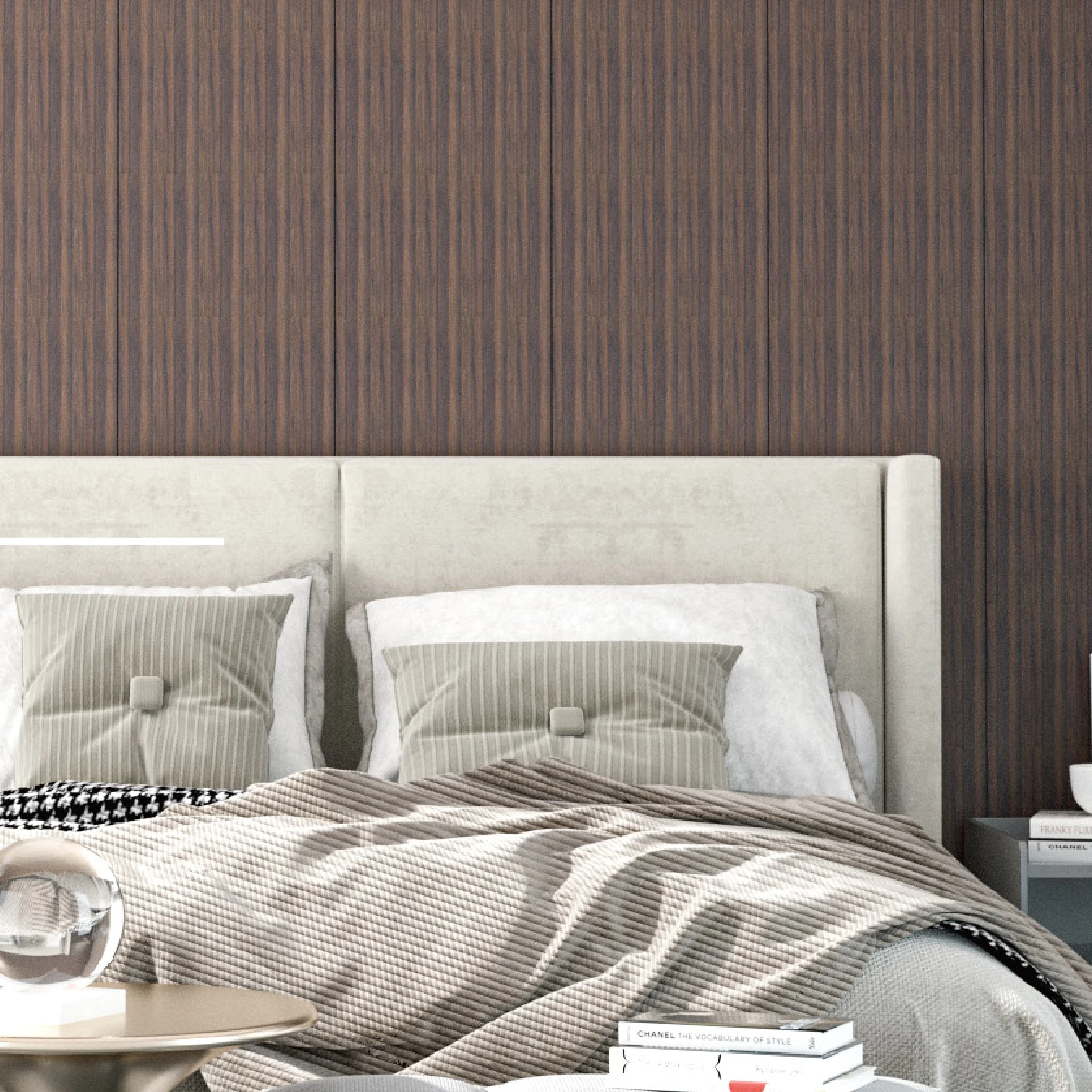 60008-3-02 بديل خشب شيبورد بني محروق مقاس 60 سم - الصورة 1