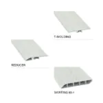 ⁦شرائح باركية صيني SPC رمادي فاتح 5 ملم⁩ - الصورة ⁦2⁩