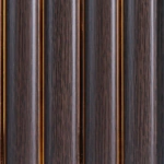 ⁦بديل خشب مضلع صيني بني داكن فواصل ذهبي⁩ - الصورة ⁦2⁩