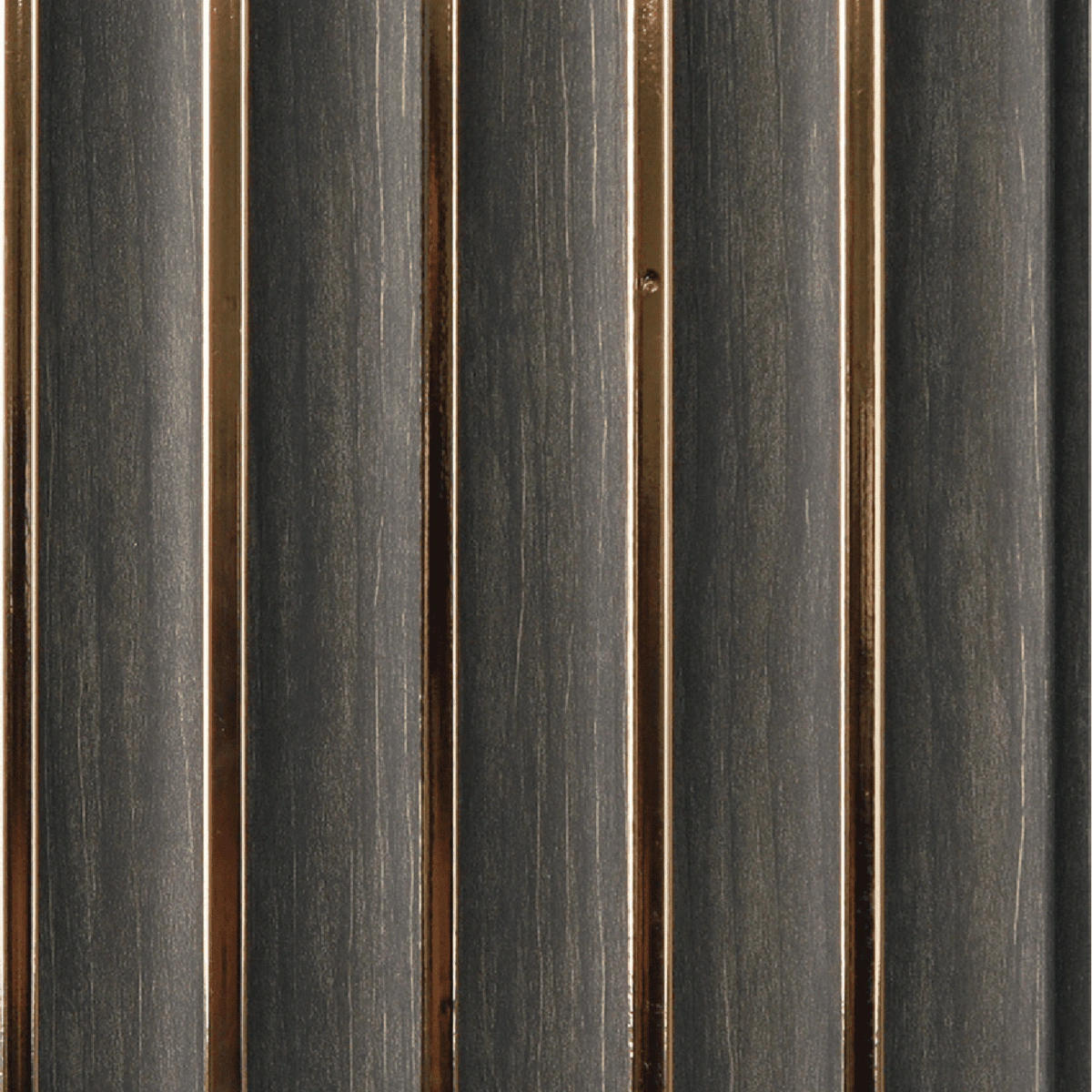 ⁦بديل خشب مضلع صيني بني فواصل ذهبي⁩ - الصورة ⁦2⁩