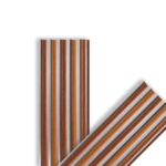 بديل خشب مضلع صيني  بني فواصل رمادي