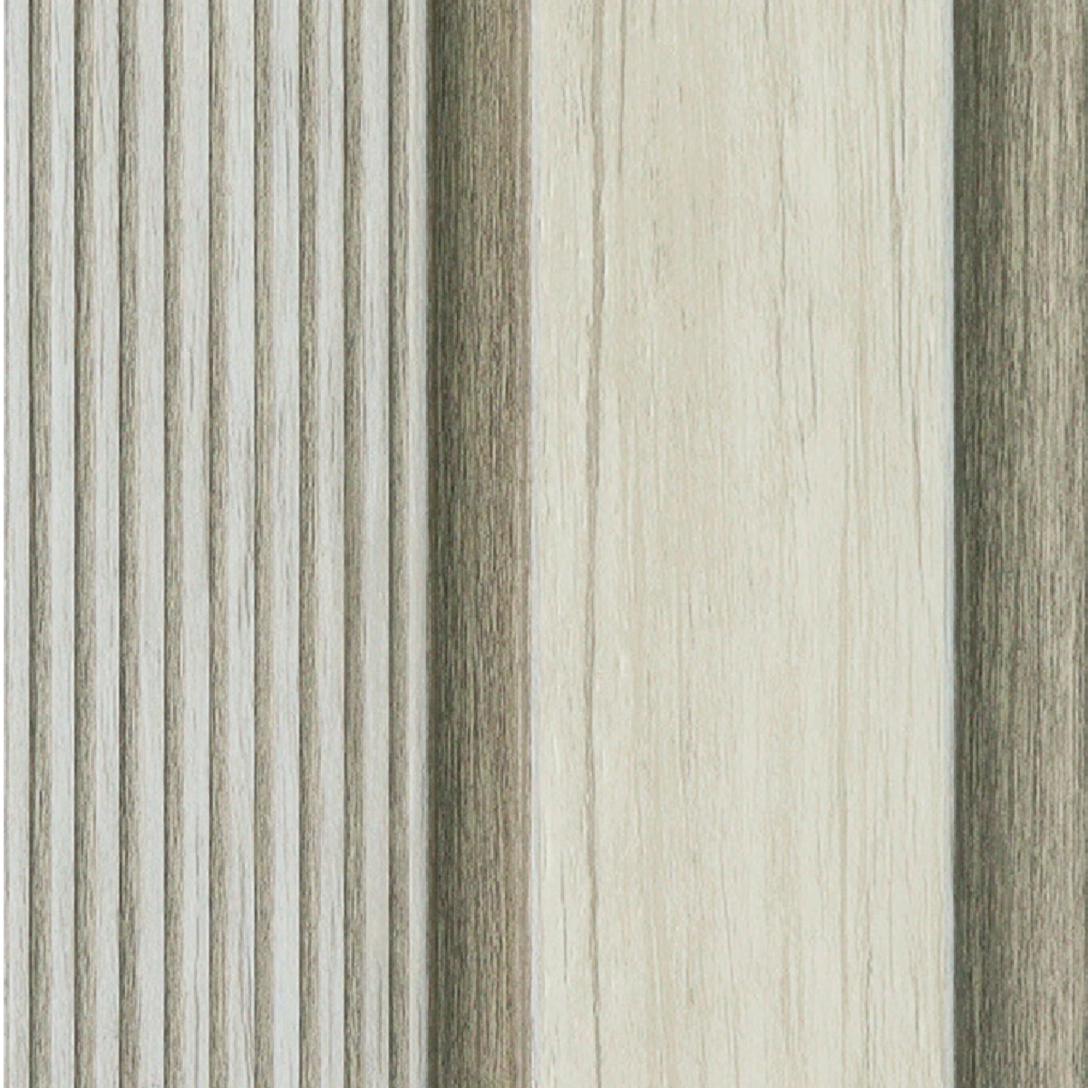 ⁦بديل خشب مضلع صيني بيج فواصل رمادي⁩ - الصورة ⁦2⁩