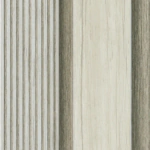 ⁦بديل خشب مضلع صيني بيج فواصل رمادي⁩ - الصورة ⁦2⁩