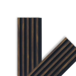 بديل خشب مضلع صيني بني داكن فواصل اسود