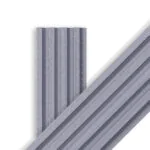 بديل خشب مضلع صيني رمادي