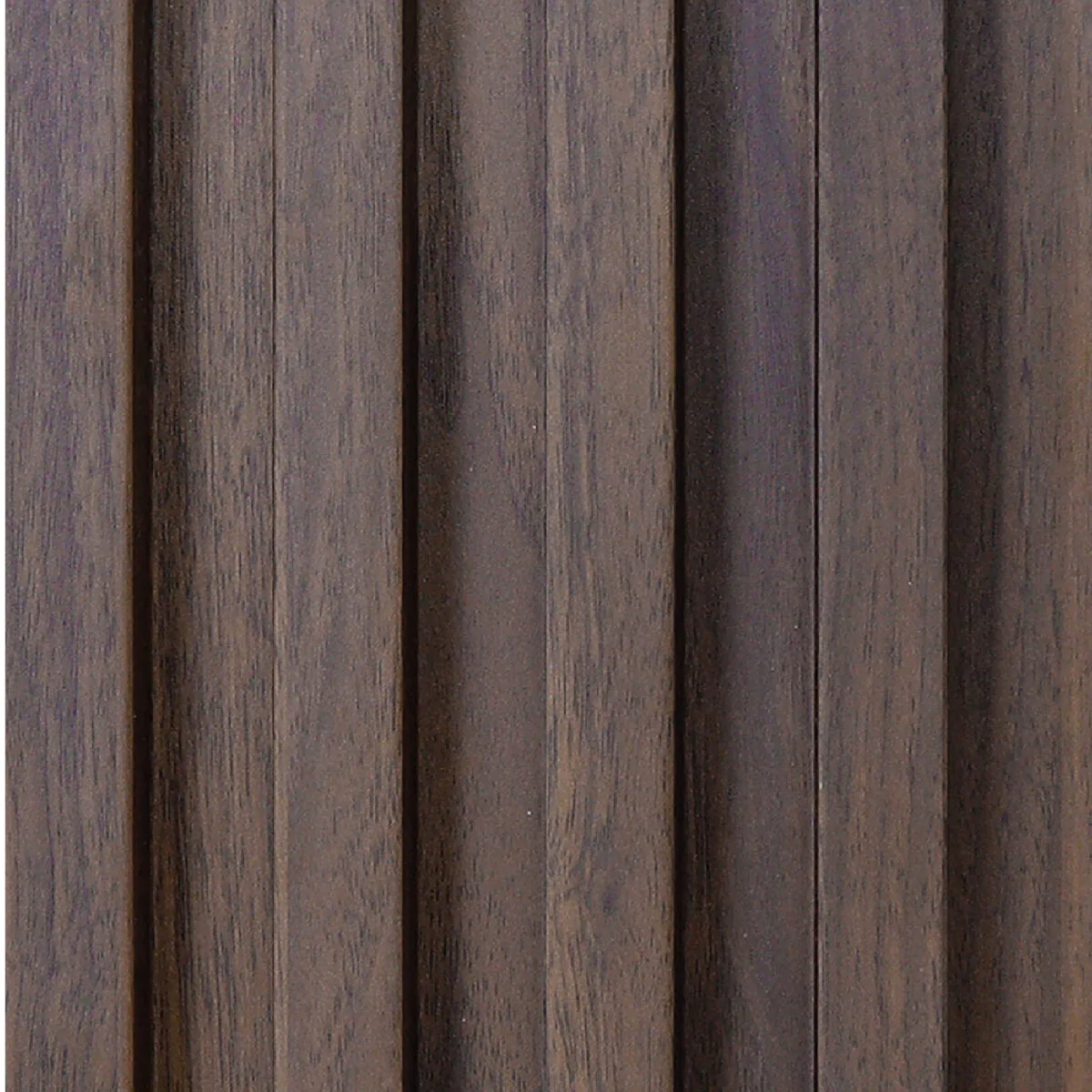 ⁦بديل خشب مضلع صيني  بني محروق⁩ - الصورة ⁦2⁩