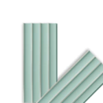 بديل خشب مضلع صيني اخضر فواصل رمادي