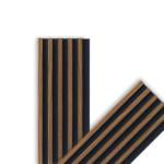 بديل خشب مضلع صيني بني فواصل اسود