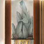 ⁦بديل رخام طباعه رمادي مشجر⁩ - الصورة ⁦2⁩