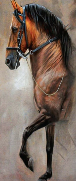 بديل رخام طباعه خيل بني فاتح خلفية رمادي فاتح