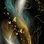 بديل رخام طباعه ريزن اسود خلفية ذهبي