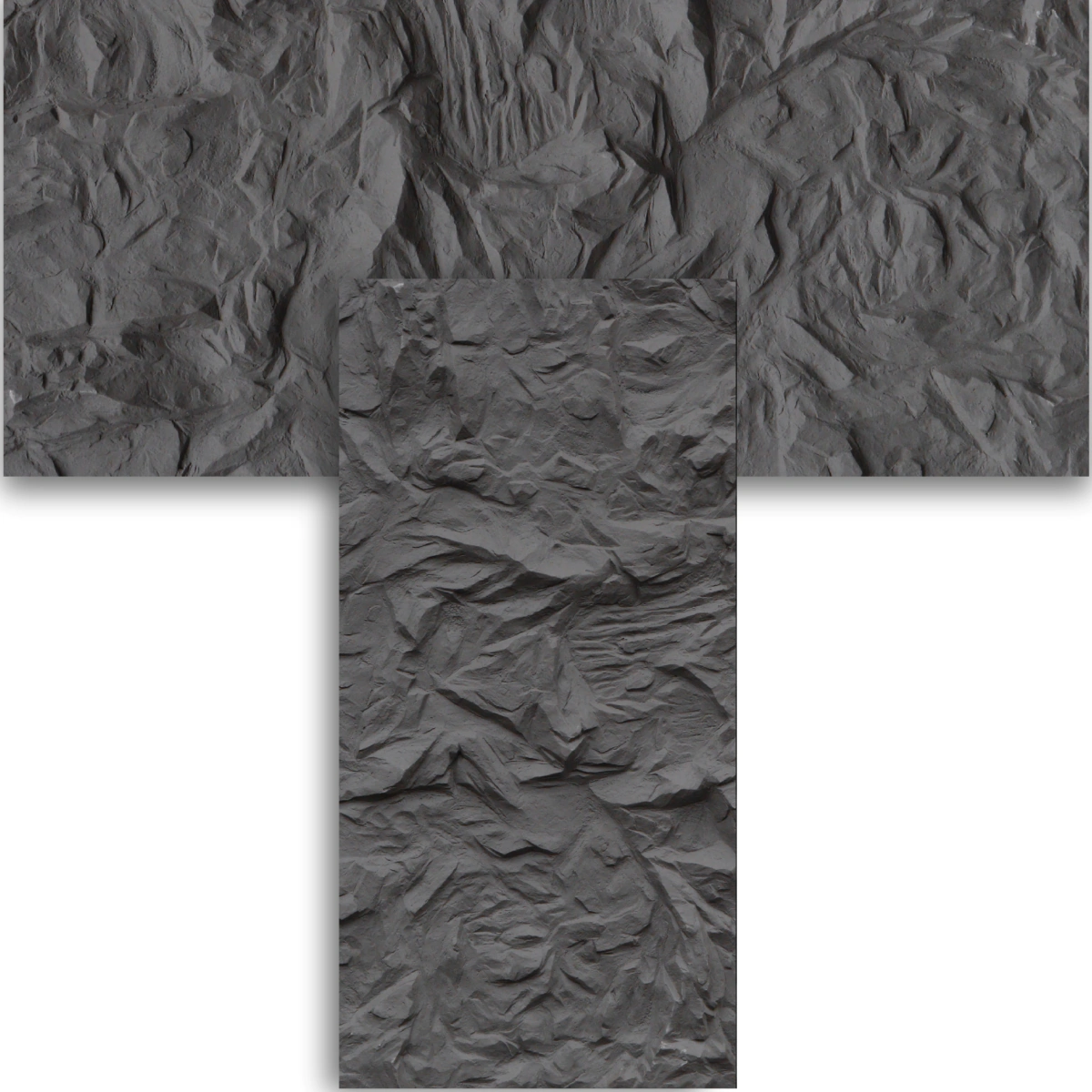 ⁦فوم صخري (بديل الحجر) رمادي فحمي داكن⁩ - الصورة ⁦2⁩