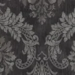 ورق جدران منقوش كوري اسود ورمادي