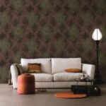 ⁦ورق جدران كوري منقوش نحاسي⁩ - الصورة ⁦2⁩