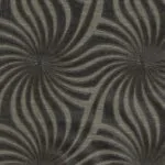 ورق جدران منقوش كوري فضي اسود