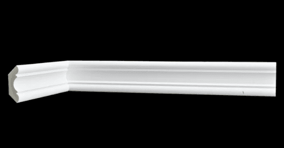 خط ديكور فخم من الجبس بروفايل بتصميم أنيق للاستخدام في الديكور الداخلي.