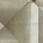 ورق جدران كوري منقوش بيج