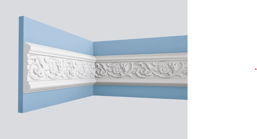 رخام ديكور فخم بقوالب زخرفية فاخرة لخطوط الفخامة والجمال لديكور داخلي راقٍ.