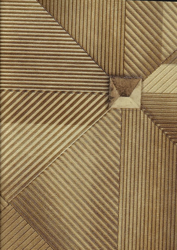 ورق جدران فخم ذهبي و بني