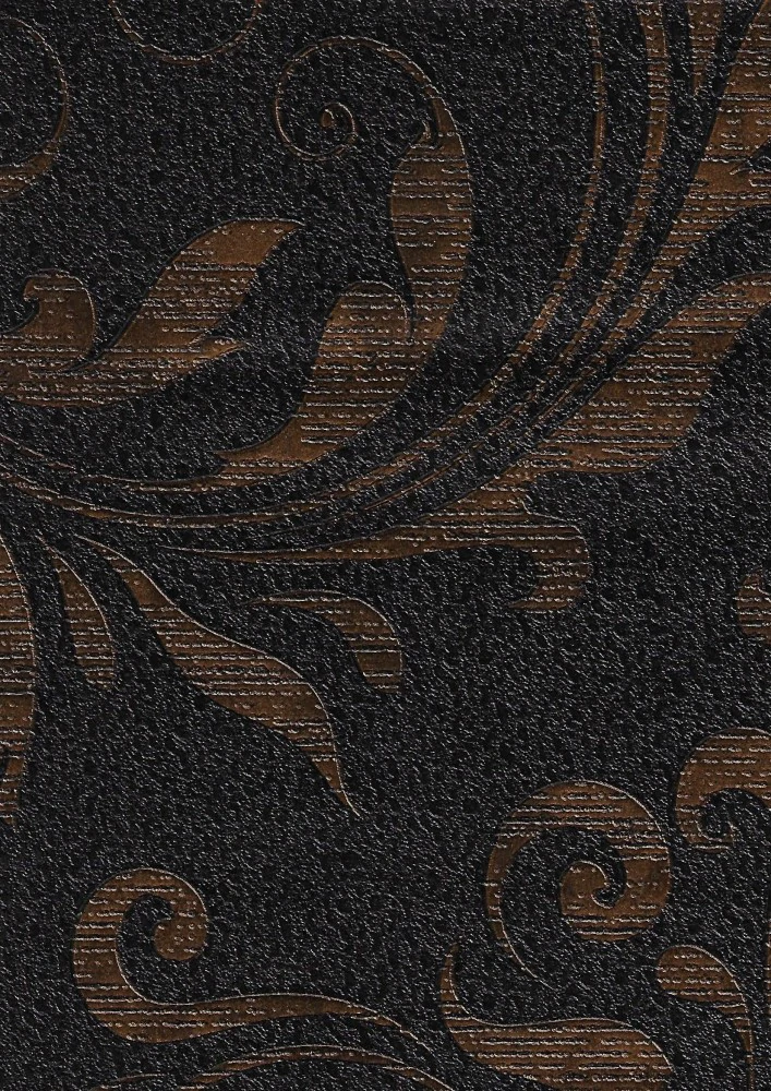 ورق جدران منقوش اسود وذهبي و احمر