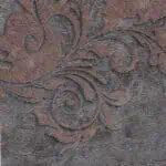 ورق جدران كوري رمادي غامق مع بني غامق منقوش