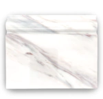 ⁦نعله فايبر صيني ابيض رخامي 10 سم⁩ - الصورة ⁦2⁩