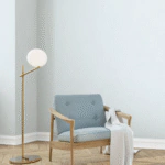 ⁦ورق جدران ساده كوري سماوي فاتح⁩ - الصورة ⁦2⁩