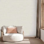 ⁦ورق جدران قماشي كوري بيج فاتح⁩ - الصورة ⁦2⁩